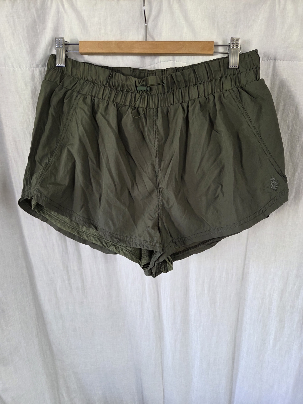 FP Movement by Free People |  Olive Green Athletic Shorts